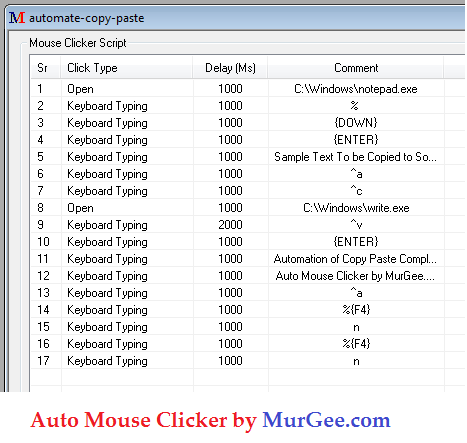 Auto Copy Paste with Auto Mouse Clicker