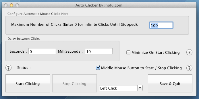 Free auto mouse clicker for mac