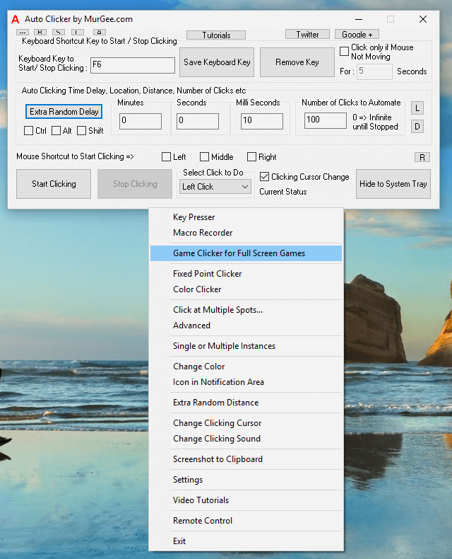 Advanced Auto Clicker to Click Mouse Cursor on Windows