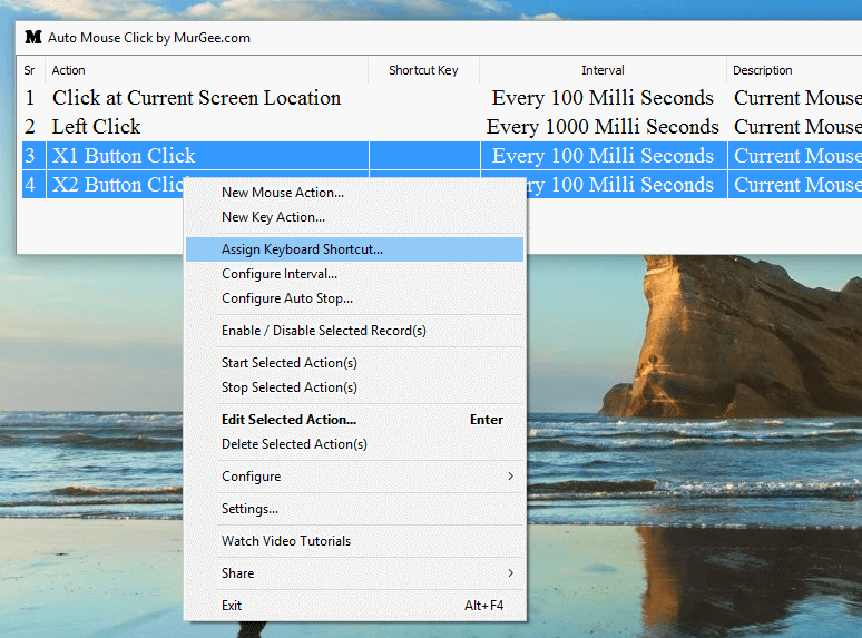 Multiple Auto Clickers with Single Keyboard Shortcut