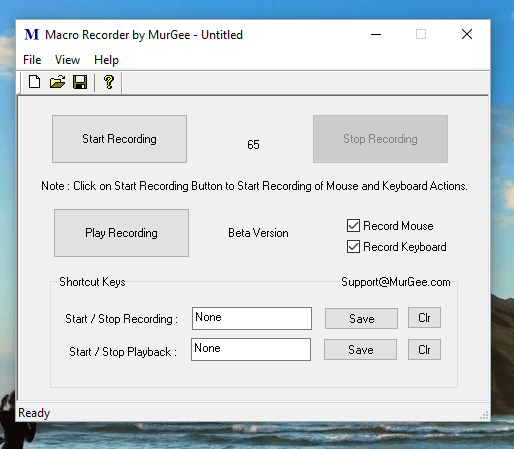 Macro Recorder to Record and Playback Mouse and Keyboard